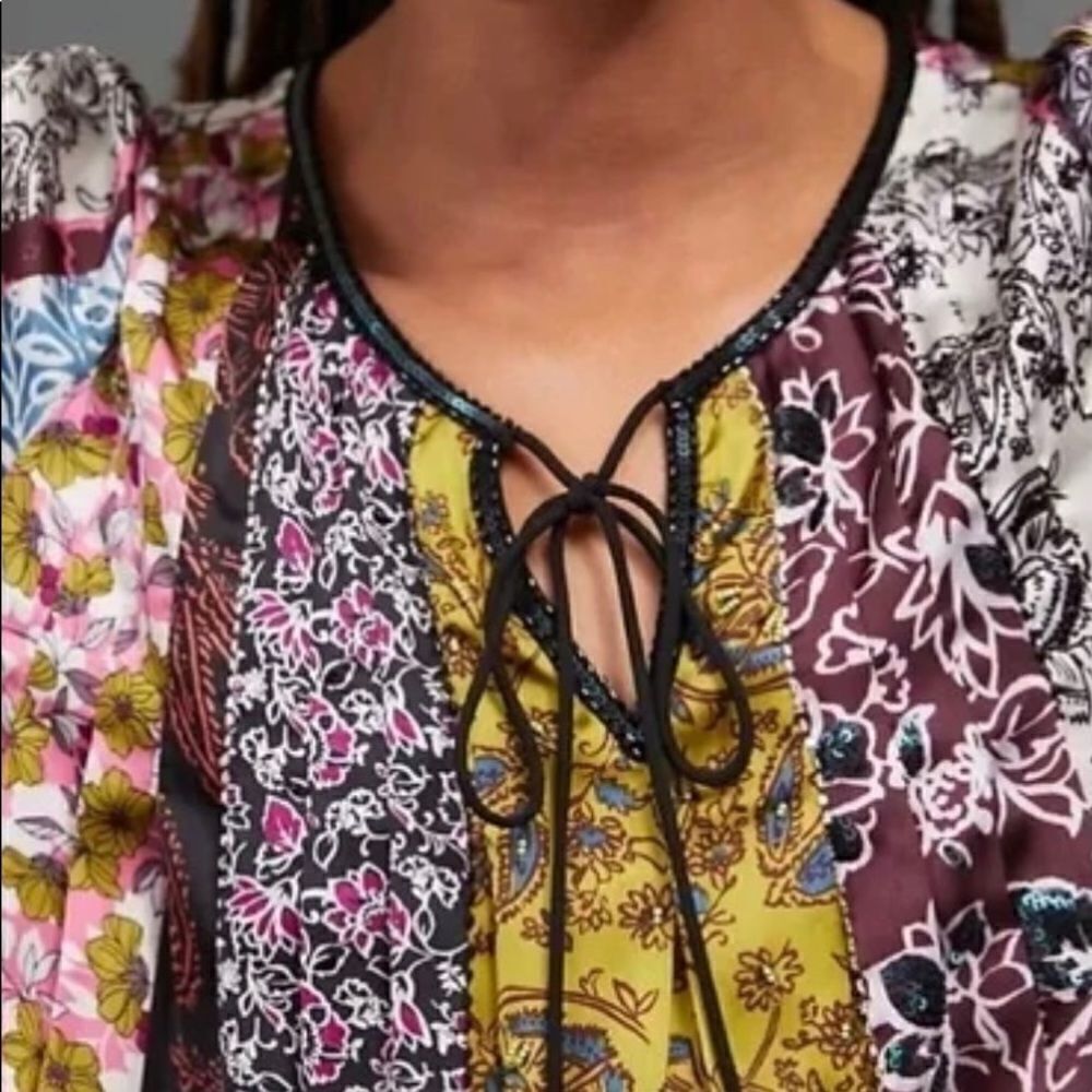 NWT Anthropologie Daniel Rainn Corinne Corinne Blouse size XXS Petite - Picture 3 of 12